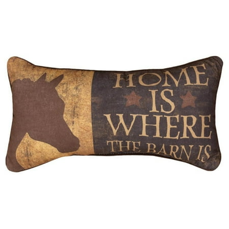 Manual Home Is Where the Barn Is Decorative Pillow