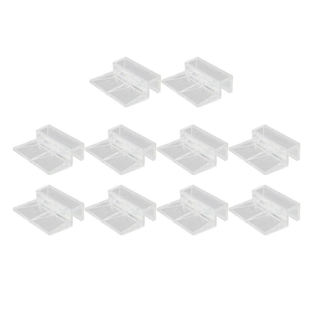 10 piezas de clips de red para acuario, clip de fijación de red a prueba de fugas para pecera DIY 12mm