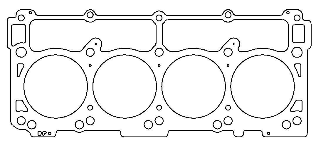 Cometic Gasket Automotive C5526 040 Cylinder Head Gasket Fits select: 2009-2010 DODGE CHALLENGER SRT-8, 2005-2006 CHRYSLER 300C SRT-8