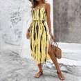 thumbnail image 6 of Ruimatai Women's Casual Sleeveless Dress Printed Side Slit Backless Summer Beach Party Mini Dress Lightweight Comfortable Polyester, 6 of 9
