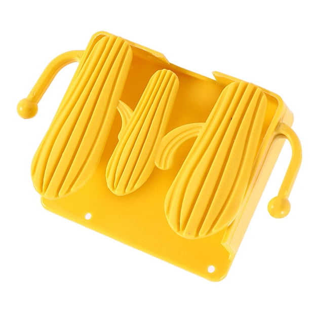 Caja de almacenamiento de cactus, organizador de control remoto sin perforaciones de plástico, soporte para el hogar, soporte para baño, Almacenamiento y organización del hogar Amarillo brillante Yuarrent HA059447-03