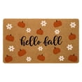 thumbnail image 1 of Fall Welcome Doormat Pumpkin Doormat Natural Coconut Coir Mat Non Slip Front Door Rug For Holiday Decoration Entrance Porch Outdoor, 1 of 7