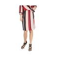 thumbnail image 3 of Bar III Women's Striped Wrap Dress Style Multi Stripes Size Large, 3 of 3