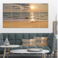 thumbnail image 1 of Design Art - Dark Tropical Sand Beach at Sunset, 1 of 3