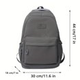thumbnail image 3 of Mochila Mujeres Estudiantes De Secundaria Gran Capacidad Niños Mochila De Escuela Secundaria Estudiantes Universitarios Simples Protección De La Columna Vertebral Descompresión Mochila Con Correa Anch, 3 of 4