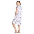 thumbnail image 5 of Casual Nights Women's Cotton Short Sleeve Sleep Dress Nightshirt, 5 of 6