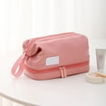 thumbnail image 5 of Makeup Bag with Compartments Travel Cosmetic Pouch,Portable Zip Makeup Toiletries Organizer, 5 of 5