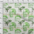 thumbnail image 3 of oneOone Cotton Poplin Light Green Fabric Tropical Sewing Fabric By The Yard Printed Diy Clothing Sewing Supplies 42 Inch Wide, 3 of 4