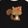 thumbnail image 4 of Inktastic Spring Animals, Cute Squirrel, Colorful Flowers Boys or Girls Long Sleeve Toddler T-Shirt, 4 of 5