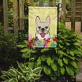 thumbnail image 2 of Caroline's Treasures BB1920GF French Bulldog Easter Egg Hunt Flag Garden Size , Small, multicolor, 2 of 3