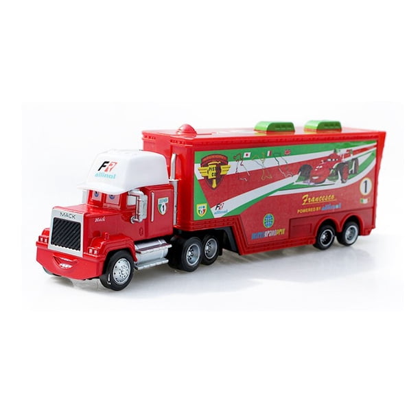 Disney-figuras de coches de Pixar Cars 3 2, Rayo McQueen 1:55, camión Mack, el rey, aleación de Metal fundido a presión, juguetes de regalo para niños, juguetes de marca Gong Bohan LED