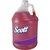 Scott Pink Lotion Skin Cleanser - Peach Scent - 1 gal (3.8 L) - Skin, Hand - Pink - Refillable, Rich Lather, Moisturizing - 1 Each