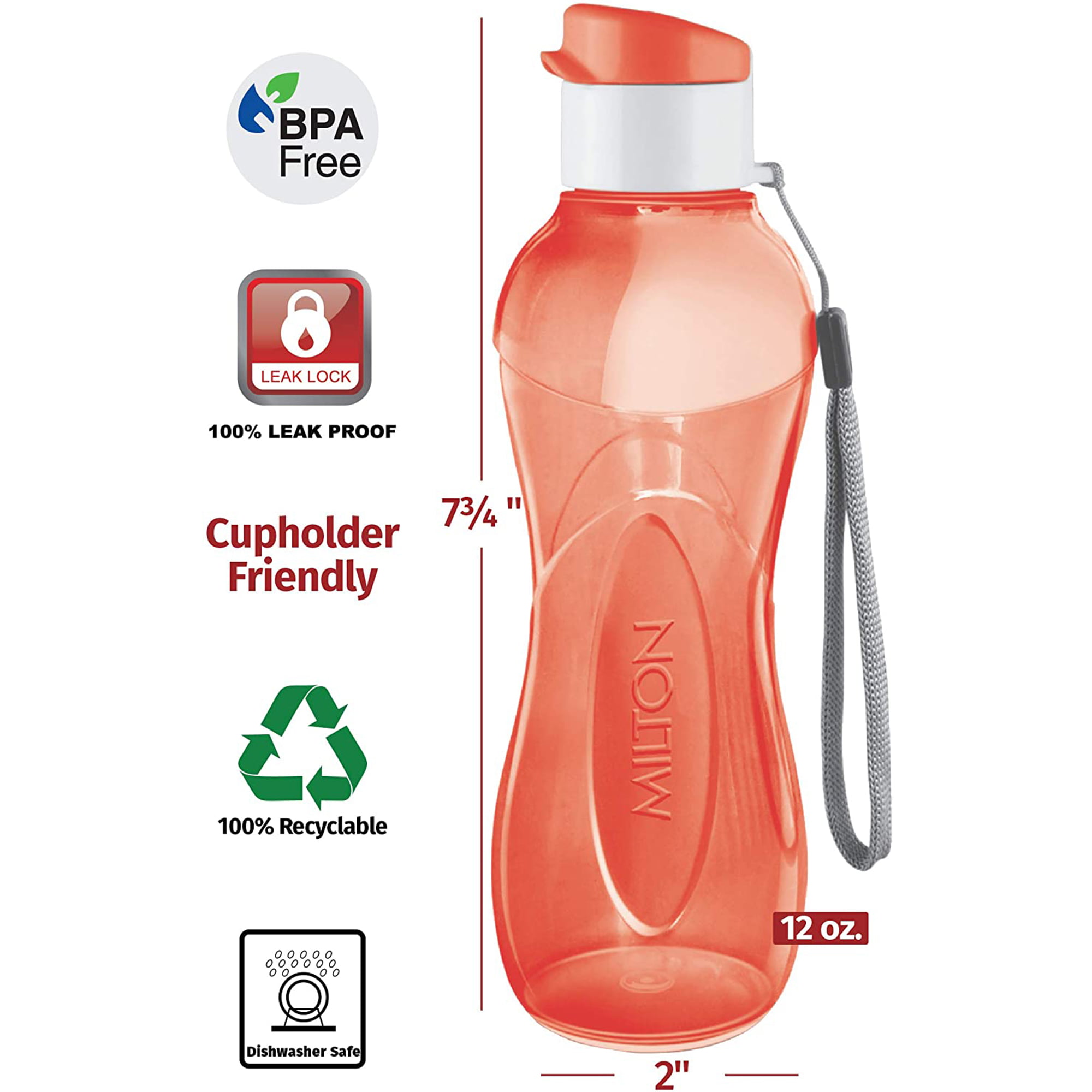 4 Liter Full Gallon Reusable Water Bottle with Multi Lid Function  Straw,Flip Cap and Ergonomic Handle, Dishwasher Safe, BPA Free - AliExpress