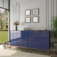 thumbnail image 3 of Boyel Living Sideboards & Buffets, Storage Cabinet with 4 Doors for Living Room, Bedroom, Home Office, Blue, 3 of 6