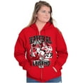 thumbnail image 3 of Street Fighter Natural Born Legend Unisex Plus Size Zip Hoodie Brisco Brands 2X, 3 of 5