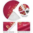 thumbnail image 2 of FMSHPON Happy Valentine's Day Xmas Christmas Tree Skirt Stand Mat for Holiday Party Decoration Indoor Outdoor 48 inches, 2 of 6