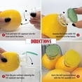 thumbnail image 3 of Lemon Squeezer 2 Pack Juicer BPA Free Plastic Lime Extractor Citrus Press Lid Drinks, 3 of 5