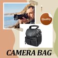 thumbnail image 3 of Monstrate Bolsa para cámara elegante y versátil, color negro, estuche para fotos, fotografía Digital, fácil acceso, resistente al agua y Accesorios de cámara y óptica, 3 of 6