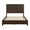 Walnut-Queen, variant on King Size 3-Piece Bedroom Set with 2 Nightstands, Solid Wood Platform Bed, Walnut