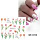 thumbnail image 1 of Pegatinas para uñas 5D, flores, decoración de líneas geométricas, deslizadores en relieve acrílico, marco dorado, calcomanías para uñas, flor de cerezo, manicura, GLJI-5D05 Dengxun unisex, 1 of 2