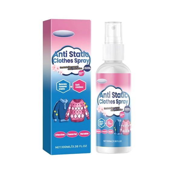 RAGUPEL 2026 New Anti-Static Spray for Clothing,Soft and Comfortable,Wrinkles on Clothing,Smooth and Static-Free Clothing Spray 100Ml