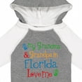thumbnail image 4 of Inktastic Florida Grandma Grandpa Loves Me Boys or Girls Long Sleeve Baby Bodysuit, 4 of 5