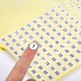 thumbnail image 3 of 100 Sheets Number Labels Stickers 1-100 Numbers Round Stickers 0.4 Inch Small Self-adhesive Number Xxf, 3 of 5