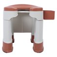 thumbnail image 1 of Commode Chair, Toilet Shower Chair Folding Khaki  for Elderly for Bathroom, 1 of 7