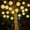 Yellow, variant on Kumdkd Solar Powered Hanging Tree Lights - Blue LED Ball Outdoor Waterproof Decoration, Garden Yard Beautification, Christmas Day Lighting