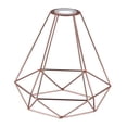thumbnail image 4 of Diamond Shaped Lamp Shade Hanging Ornament Chandelier Stand Iron Holders Wire, 4 of 7