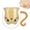 Orange, variant on Cat Mugs, Double Wall Glass Cute Coffee Tea Cup,Cute Clear Cat Cups with Handle,Unique Double Insulated Glass Cup for Cappuccino Tea Espresso Latte Hot Beverages,BirthdayGifts for Mum Women Friend