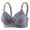 Grey, variant on Comfor table Large Size Gathered Underwear Anti Sagging Back without Ring To Collect Breasts Ladies Mother Bra Fashion Lingerie for Women