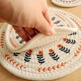 thumbnail image 4 of Cotton Printed Placemats Woven Heat Insulation Placemat Table Mats Plate Mats Coasters For Dining Table Home Kitchen, 4 of 11