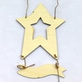 thumbnail image 4 of Colgante de madera DIY 4 de julio, Día de la Independencia de los Estados Unidos, adorno de estrella de cinco puntas, espacios en blanco de madera, letrero en blanco para manualidades, 2 piezas Eigraketly HA012057-02, 4 of 7