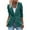 Green, variant on Blazer Women Casual Open Front Blazers Long Sleeve Work Office Blazer Jacket With Shoulder Pads Fall Fashion My Items