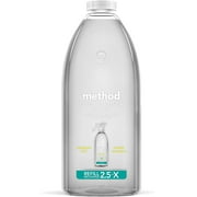 Method Daily Shower Cleaner Refill, Eucalyptus Mint, For Showers, Tile, Fixtures, Glass and Tubs, 68 Fl Oz (Pack of 1)