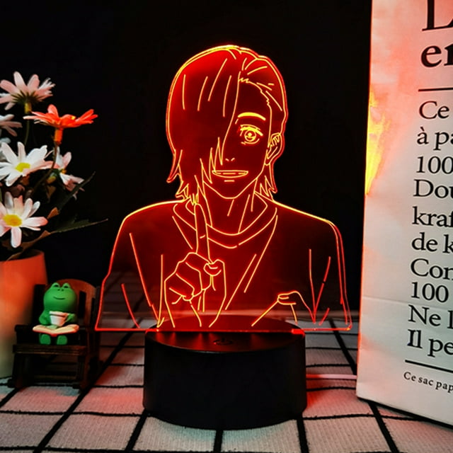 Luz nocturna LED 3D Jujutsus Kaisens Shunpeis Yoshinos