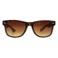 thumbnail image 2 of Bifocal Reading Sunglasses Classic Square Frame Spring Hinge Tortoise +2.5, 2 of 4