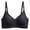 Black, variant on Women’s Bras Women's Wireless Seamless Matte Mini Rib Bra Green M