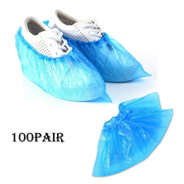 Otemrcloc Disposable 100 Pack Shoe Covers Hygienic Boot Cover For