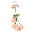 thumbnail image 1 of Llavero de flor Salvador colgante de orquídea tejido regalo ideal, 1 of 9