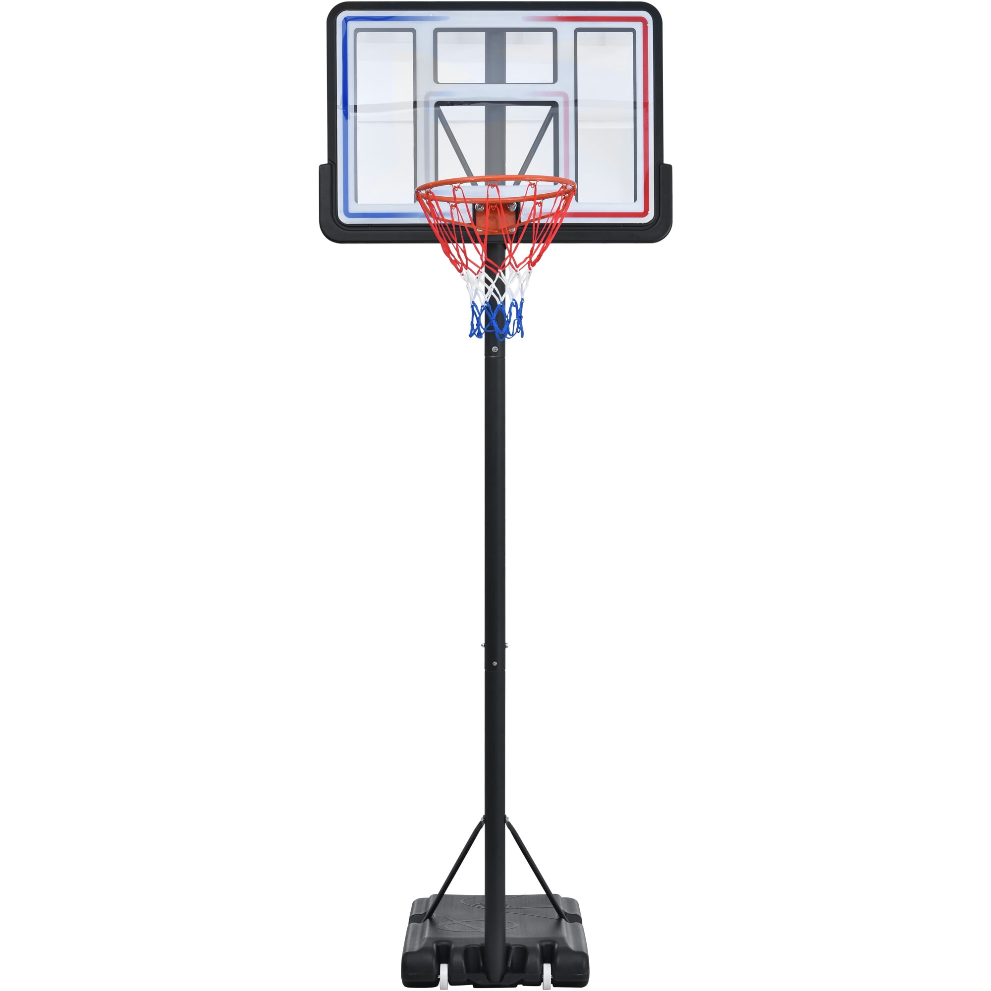 YYAo Portable Basketball Hoop Basketball System 4.76-10ft Height Adjustable for Youth Adults LED Basketball Hoop Lights, Colorful lights, Waterproof,Super Bright to Play at Night Outdoors YYAo Portable Basketball Hoop Basketball System 4.76-10ft Height Adjustable for Youth Adults LED Basketball Hoop Lights, Colorful lights, Waterproof,Super Bright to Play at Night Outdoors