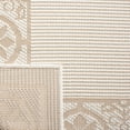 thumbnail image 2 of SAFAVIEH Machine Washable Rug Indoor/Outdoor Bermuda Collection - Bermuda Zoey Floral Bordered Indoor/Outdoor Area Rug Ivory/Beige, 6'7" x 6'7" Round, 2 of 5