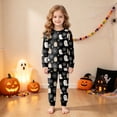 thumbnail image 4 of Baby Halloween Pajamas Toddler Pajamas Boys Girls Baby Pjs Sets Kids 2pcs Long-Sleeve Snug fit Sleepwear Size 3-4 Years,Beige, 4 of 8