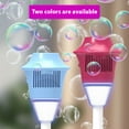 thumbnail image 4 of TFixol Automatic Bubble Machine with LED Lights and Music, Rechargeable Lithium Battery, 360° Leak-Proof Design, Red/Blue Options, Streetlight Shape, No Bubble Solution Included, 4 of 6