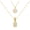 Gold Letter E, variant on Gold/Silver Letter Necklace for Women,14K Gold Plated Initial Necklaces,Personalized Custom Name accessories,Initials Pendent Necklace for Couple,2PCS Trendy Tarien for Mom Girfriend