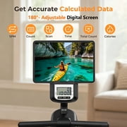 YOSUDA Magnetic Rowing Machine 350 lbs Weight Capacity - Foldable Rower for Home Use with LCD Monaitor, Tablet Holder and Comfortable Seat Cushion