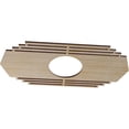 thumbnail image 2 of Ekena Millwork 20"W x 10"H x 5 1/4"ID x 3/8"T Chrysler Wood Fretwork Pierced Ceiling Medallion, Birch, 2 of 3