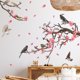 thumbnail image 2 of 1 juego de pegatinas de pared flor rosa cerezo JAMW Sencillez, 2 of 5