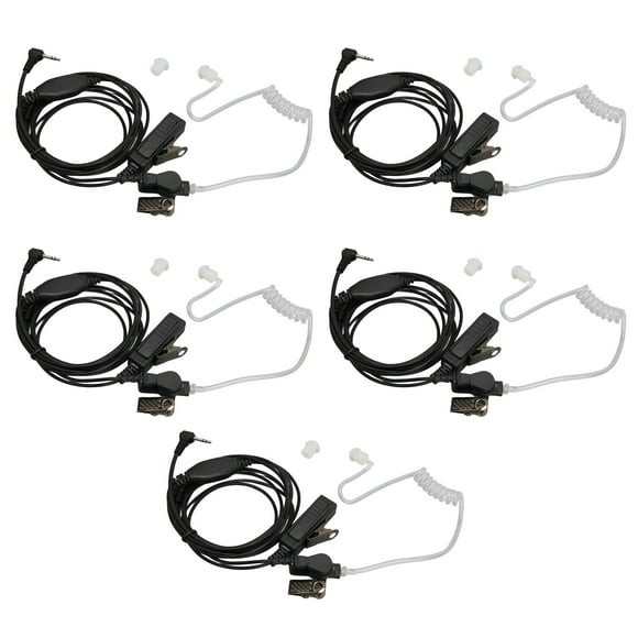 Walkie Talkie Headset,2.5mm Acoustic Tube Earpiece Acoustic Tube Earpiece Walkie Talkie Earpiece Superior Craftsmanship